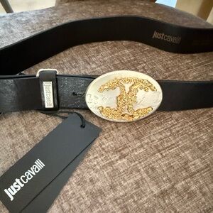 Just Cavalli unisex leather belt